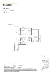 Lucerne Grand 3 Bedroom Type C2(P)