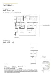 Lucerne Grand 3 Bedroom Type C3